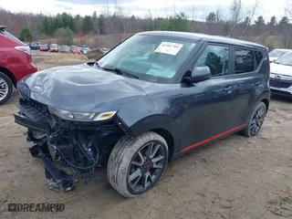 2021 Kia Soul GT-Line with VIN KNDJ63AU1M7749621, listed as a IAAI auction lot 41982789 with 94,194 mi miles. Bid and sale history available at carsss.com. Image 2.