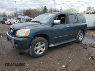 2004 Nissan Armada LE z VIN 5N1AA08B34N734174, wystawiony jako Copart lot #52823345 z przebiegiem Nie podano mil oraz Czysty tytuł • Clean title. Historia ofert i sprzedaży dostępna na DreamBid. Obrazek 1.