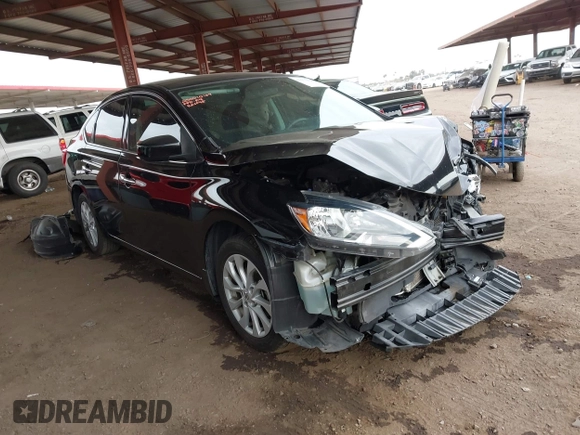 2019 Nissan Sentra S with VIN 3N1AB7AP9KY387730, listed as a IAAI auction lot 41573128 with 59,630 mi miles and . Bid and sale history available at DreamBid. Image 1.