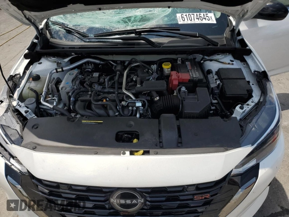 2024 Nissan Sentra SR with VIN 3N1AB8DV6RY330055, listed as a Copart auction lot 61074645 with 21,941 mi miles and Salvage title. Bid and sale history available at DreamBid. Image 11.