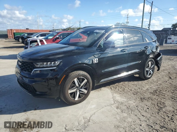 2022 Kia Sorento S with VIN 5XYRL4LC2NG079569, listed as a Copart auction lot 44758485 with 51,060 mi miles and Salvage Title. Bid and sale history available at carsss.com. Image 1.