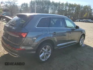 2024 Audi Q7 Premium Plus with VIN WA1LXBF7XRD004548, listed as a Copart auction lot 80491204 with 18,606 mi miles and Salvage title. Bid and sale history available at DreamBid. Image 3.
