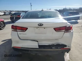 2016 Kia Optima LX with VIN 5XXGT4L36GG060134, listed as a Copart auction lot 42814385 with 135,660 mi miles and Non Repairable. Bid and sale history available at carsss.com. Image 6.