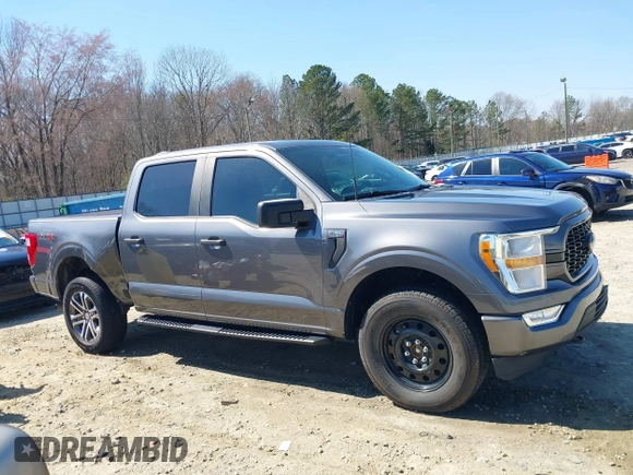 2021 Ford F-150 XL with VIN 1FTFW1E57MFB45980, listed as a IAAI auction lot 41775857 with 103,963 mi miles. Bid and sale history available at carsss.com. Image 13.