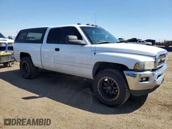 2001 Dodge 1500 with VIN 3B7HF13Y51G748524, listed as a Copart auction lot 55310895 with 199,618 mi miles and Salvage Title. Bid and sale history available at DreamBid. Image 4.