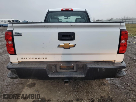 2018 Chevrolet Silverado 1500 Work Truck with VIN 1GCRCNEC3JZ330209, listed as a Copart auction lot 44795775 with 0 mi miles and Salvage Title. Bid and sale history available at carsss.com. Image 6.