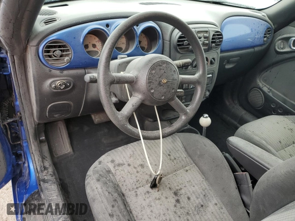 2005 Chrysler PT Cruiser with VIN 3C3AY55E35T316666, listed as a Copart auction lot 75451094 with 68,974 mi miles and Non Repairable. Bid and sale history available at DreamBid. Image 8.