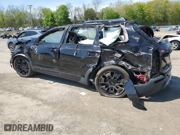 2022 Kia Telluride EX with VIN 5XYP3DHC3NG228264, listed as a Copart auction lot 55439255 with 51,117 mi miles and Salvage title. Bid and sale history available at DreamBid. Image 2.
