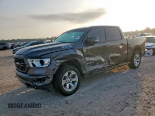 2022 Ram 1500 Big Horn z VIN 1C6SRFFT5NN478001, wystawiony jako Copart lot #59896615 z przebiegiem 48 387 mil mil oraz Szkoda całkowita • Salvage title. Historia ofert i sprzedaży dostępna na DreamBid. Obrazek 1.