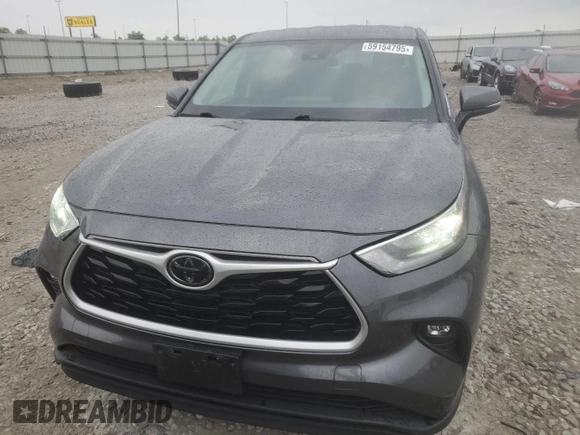 2020 Toyota Highlander LE with VIN 5TDBZRBH5LS517771, listed as a Copart auction lot 59154795 with 146,567 mi miles and Salvage title. Bid and sale history available at DreamBid. Image 5.