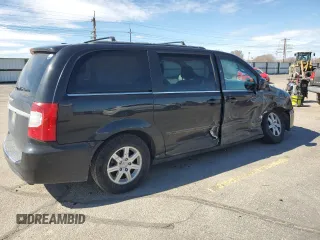 2013 Chrysler Town & Country Touring with VIN 2C4RC1BGXDR584370, listed as a Copart auction lot 50435755 with 134,299 mi miles and Salvage Title. Bid and sale history available at carsss.com. Image 3.