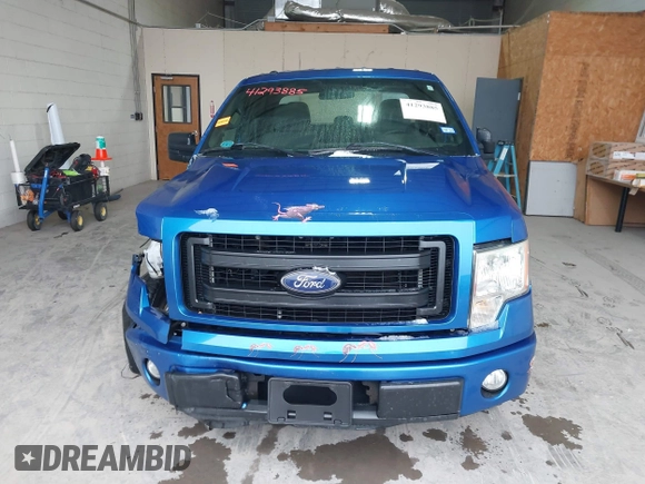 2013 Ford F-150 XL with VIN 1FTFX1CFXDFB89934, listed as a IAAI auction lot 41293885 with 147,871 mi miles. Bid and sale history available at carsss.com. Image 12.
