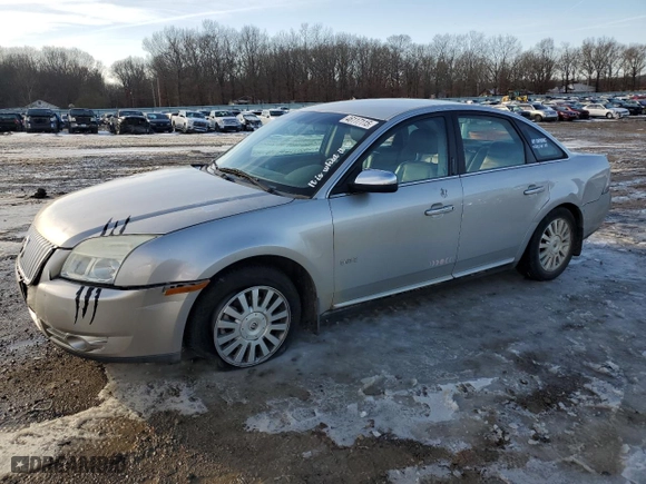 2008 Mercury Sable with VIN 1MEHM40W98G615585, listed as a Copart auction lot 46117115 with 131,240 mi miles and Salvage Title. Bid and sale history available at carsss.com. Image 1.