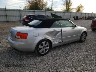 2003 Audi A4 1.8T with VIN WAUAC48H63K029294, listed as a Copart auction lot 70424853 with 120,865 mi miles and Non Repairable. Bid and sale history available at carsss.com. Image 3.