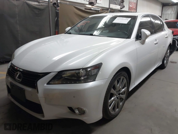 2014 Lexus GS 350 with VIN JTHBE1BL1E5031497, listed as a IAAI auction lot 41991354 with 124,312 mi miles. Bid and sale history available at carsss.com. Image 2.
