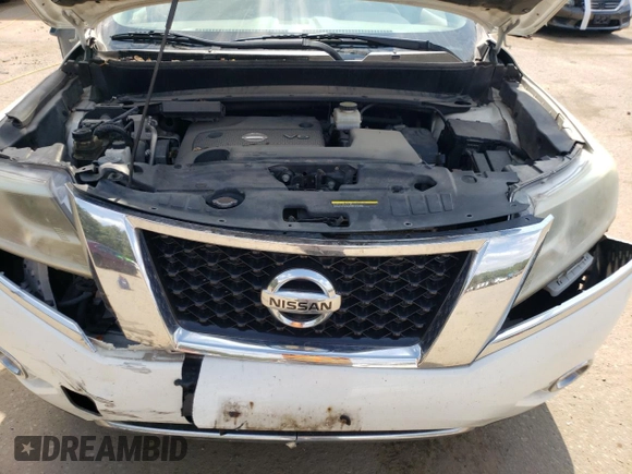2013 Nissan Pathfinder SV with VIN 5N1AR2MM9DC624415, listed as a Copart auction lot 72439824 with 196,335 mi miles and Salvage Title. Bid and sale history available at carsss.com. Image 12.
