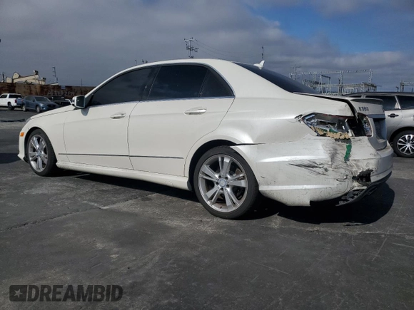 2013 Mercedes-Benz E 350 Luxury with VIN WDDHF5KB4DA697286, listed as a Copart auction lot 63399425 with 155,496 mi miles and Salvage title. Bid and sale history available at DreamBid. Image 2.