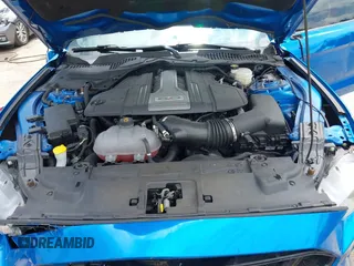 2019 Ford Mustang GT with VIN 1FA6P8CF4K5180728, listed as a IAAI auction lot 42250689 with 9,135 mi miles and . Bid and sale history available at DreamBid. Image 10.