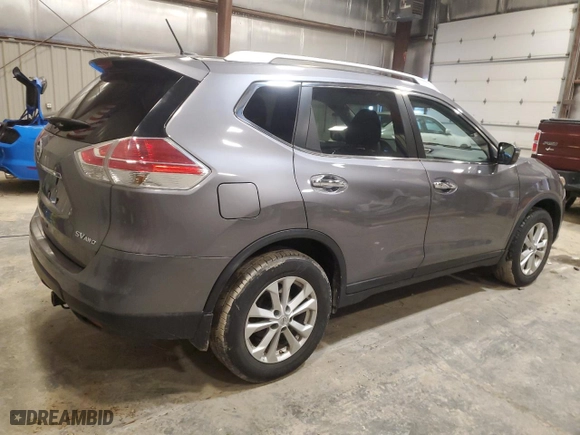 2016 Nissan Rogue S with VIN KNMAT2MV7GP593516, listed as a Copart auction lot 52002465 with 161,782 mi miles and Clean Title. Bid and sale history available at carsss.com. Image 3.