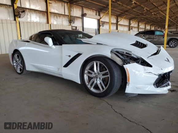 2016 Chevrolet Corvette Z51 2LT with VIN 1G1YK2D77G5111294, listed as a Copart auction lot 63336695 with 107,045 mi miles and Salvage title. Bid and sale history available at DreamBid. Image 4.
