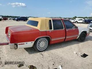 1991 Cadillac DeVille z VIN 1G6CD53B2M4335645, wystawiony jako Copart lot #53390805 z przebiegiem 210 451 mil mil oraz Szkoda całkowita • Salvage title. Historia ofert i sprzedaży dostępna na DreamBid. Obrazek 3.