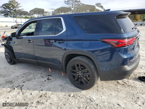 2022 Chevrolet Traverse LS with VIN 1GNERFKWXNJ177356, listed as a Copart auction lot 85114304 with 52,044 mi miles and Salvage Title. Bid and sale history available at carsss.com. Image 2.