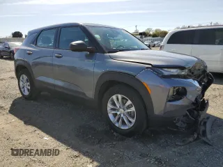 2022 Chevrolet TrailBlazer LS with VIN KL79MMS27NB088975, listed as a Copart auction lot 49669405 with 64,950 mi miles and Salvage Title. Bid and sale history available at carsss.com. Image 4.