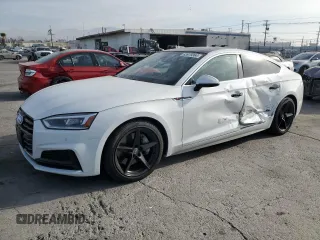 2018 Audi A5 Sportback Prestige with VIN WAUFNCF53JA073503, listed as a Copart auction lot 83979364 with 26,203 mi miles and Salvage Title. Bid and sale history available at carsss.com. Image 1.