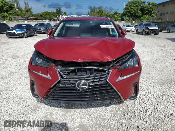 2018 Lexus NX with VIN JTJYARBZ5J2089955, listed as a Copart auction lot 51260035 with 76,414 mi miles and Salvage Title. Bid and sale history available at carsss.com. Image 5.
