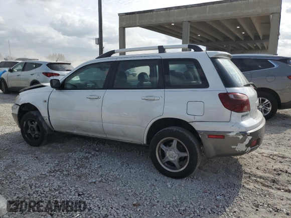 2006 Mitsubishi Outlander LS with VIN JA4LX31F96U012351, listed as a Copart auction lot 50934165 with 150,372 mi miles and Salvage Title. Bid and sale history available at carsss.com. Image 2.