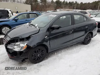 2024 Mitsubishi Mirage G4 ES with VIN ML32FUFJ8RHF11877, listed as a Copart auction lot 54574865 with 171 mi miles and Non Repairable. Bid and sale history available at carsss.com. Image 1.