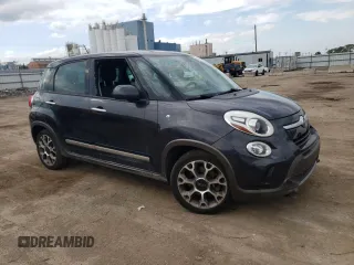 2014 FIAT 500L Trekking with VIN ZFBCFADH5EZ012622, listed as a Copart auction lot 69308994 with 0 mi miles and Salvage Title. Bid and sale history available at carsss.com. Image 4.