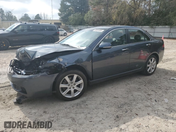 2004 Acura TSX with VIN JH4CL958X4C019911, listed as a Copart auction lot 80004904 with Not provided miles and Salvage title. Bid and sale history available at DreamBid. Image 1.