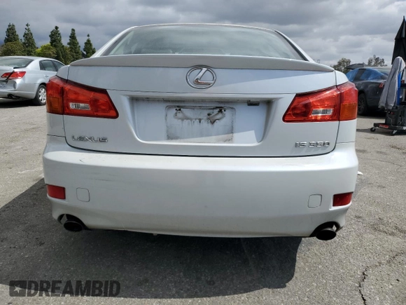 2006 Lexus IS 350 z VIN JTHBE262065009712, wystawiony jako Copart lot #51152205 z przebiegiem 239 464 mil mil oraz Szkoda całkowita • Salvage title. Historia ofert i sprzedaży dostępna na DreamBid. Obrazek 6.