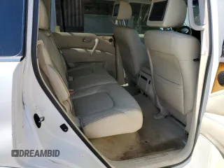 2012 Infiniti QX56 8-passenger with VIN JN8AZ2NDXC9715034, listed as a Copart auction lot 52148395 with 227,943 mi miles and Salvage title. Bid and sale history available at DreamBid. Image 11.