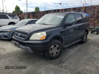 2005 Honda Pilot EX-L z VIN 2HKYF18725H540405, wystawiony jako Copart lot #53567695 z przebiegiem 272 455 mil mil oraz Szkoda całkowita • Salvage title. Historia ofert i sprzedaży dostępna na DreamBid. Obrazek 1.