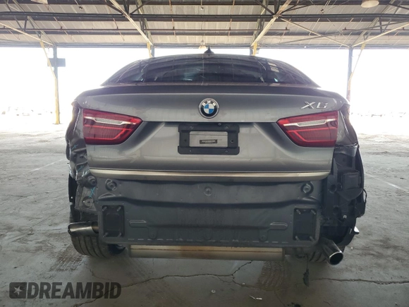 2015 BMW X6 xDrive35i with VIN 5UXKU2C59F0N77312, listed as a Copart auction lot 63591123 with 121,105 mi miles. Bid and sale history available at carsss.com. Image 6.