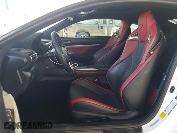 2020 Lexus RC F with VIN JTHDP5BCXL5007836, listed as a Copart auction lot 60625385 with 29,778 mi miles and Salvage title. Bid and sale history available at DreamBid. Image 7.