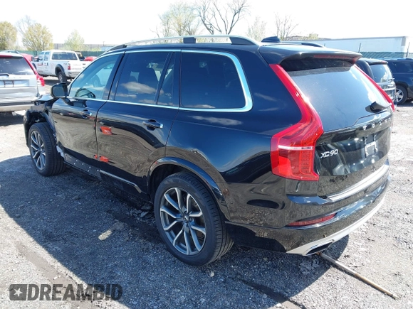 2019 Volvo XC90 Momentum with VIN YV4A22PK0K1424421, listed as a IAAI auction lot 41965642 with 78,135 mi miles. Bid and sale history available at carsss.com. Image 3.