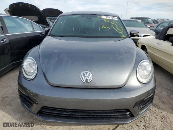 2018 Volkswagen Beetle S with VIN 3VWFD7AT0JM702234, listed as a Copart auction lot 77971914 with 0 mi miles and Non Repairable. Bid and sale history available at carsss.com. Image 5.