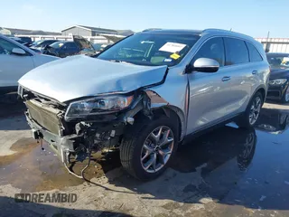 2019 Kia Sorento EX Sport V6 with VIN 5XYPH4A52KG603439, listed as a IAAI auction lot 41784097 with 49,481 mi miles. Bid and sale history available at carsss.com. Image 2.
