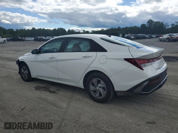 2024 Hyundai Elantra SE with VIN KMHLL4DG5RU810549, listed as a Copart auction lot 58178425 with 27,195 mi miles and Salvage title. Bid and sale history available at DreamBid. Image 2.