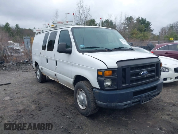2011 Ford Econoline Cargo Commercial z VIN 1FTNE2EL3BDA19868, wystawiony jako IAAI lot #41973985 z przebiegiem 128 980 mil mil oraz . Historia ofert i sprzedaży dostępna na DreamBid. Obrazek 1.