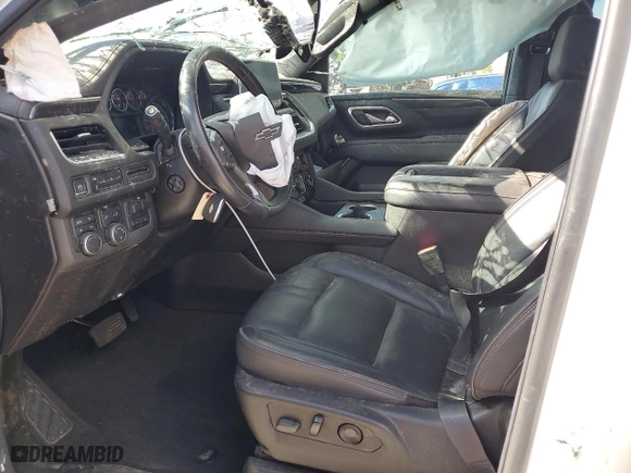 2021 Chevrolet Tahoe RST with VIN 1GNSKRKD2MR284960, listed as a Copart auction lot 60485444 with 0 mi miles and Salvage Title. Bid and sale history available at carsss.com. Image 7.