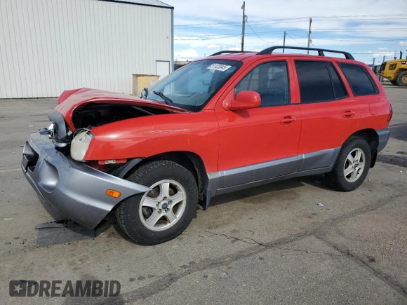 2003 Hyundai Santa Fe LX with VIN KM8SC73E93U489541, listed as a Copart auction lot 51122045 with 164,814 mi miles and Salvage Title. Bid and sale history available at carsss.com. Image 1.