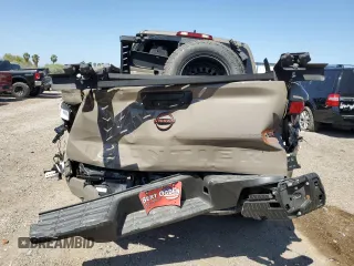 2024 Nissan Frontier Pro-4X with VIN 1N6ED1EK2RN656658, listed as a Copart auction lot 48798475 with 45 mi miles and Salvage title. Bid and sale history available at DreamBid. Image 6.