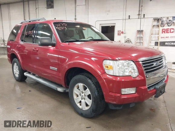 2007 Ford Explorer XLT with VIN 1FMEU73E97UB15897, listed as a IAAI auction lot 42759124 with 113,546 mi miles and . Bid and sale history available at DreamBid. Image 1.