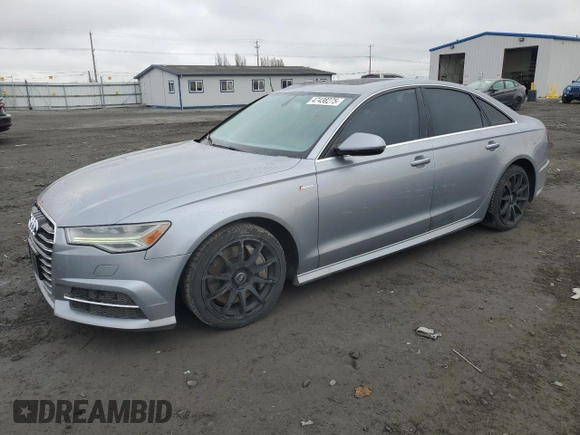 2016 Audi A6 Premium Plus with VIN WAUFGAFC2GN026557, listed as a Copart auction lot 47438275 with 119,730 mi miles and Salvage Title. Bid and sale history available at DreamBid. Image 1.