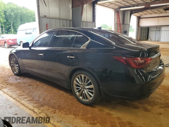 2020 Infiniti Q50 Luxe z VIN JN1EV7AR9LM252570, wystawiony jako Copart lot #58611975 z przebiegiem 148 107 mil mil oraz Czysty tytuł • Clean title. Historia ofert i sprzedaży dostępna na DreamBid. Obrazek 2.
