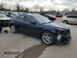 2016 Mazda Mazda6 i Touring with VIN JM1GJ1V52G1479256, listed as a Copart auction lot 51911345 with 216,999 mi miles and Salvage Title. Bid and sale history available at carsss.com. Image 4.